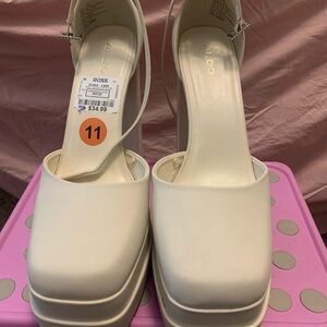 Cream Aldo Heels